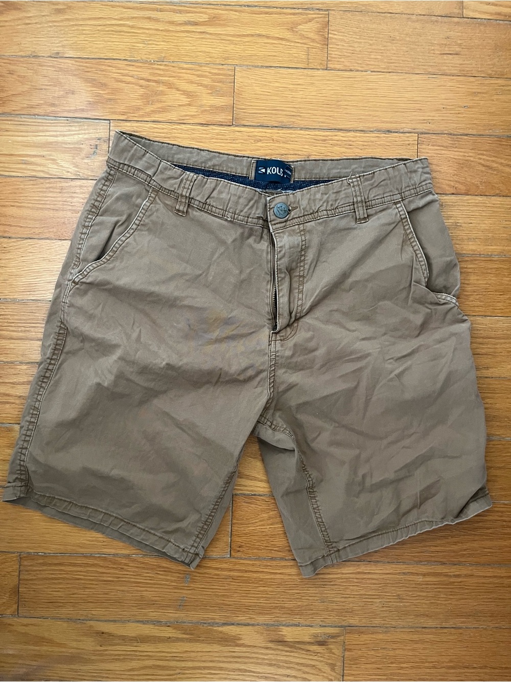 Men's Brown Casual Cotton Shorts